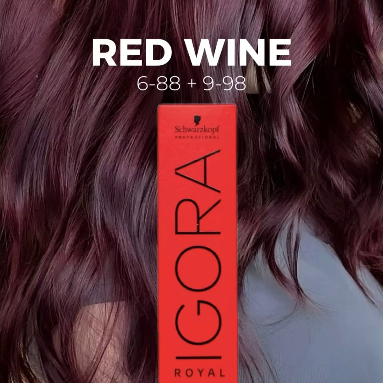 Formula Red Wine -Tintes Igora Royal – Abril Guerra, image size:1284x1284